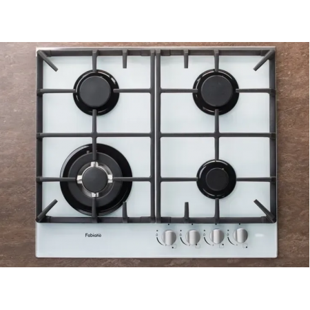 Газовая панель Fabiano FHG 1044 VGHT White Glass А-23